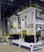 Bailing Presses for rags and fibers.